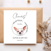 Serviette En Papier Chihuahua Chien Mariage Cocktail serviettes