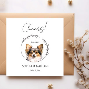 Serviette En Papier Chihuahua Chien Mariage Cocktail serviettes