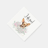 Serviette En Papier Chihuahua Chien Mariage Cocktail Serviettes (Coin)