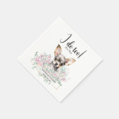 Serviette En Papier Chihuahua Chien Mariage Cocktail Serviettes (Coin)