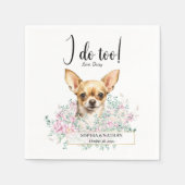 Serviette En Papier Chihuahua Chien Mariage Cocktail Serviettes (Devant)