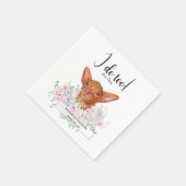 Serviette En Papier Chihuahua Chien Mariage Cocktail Serviettes (Coin)