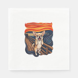 Serviette En Papier Chihuahua hurleur Pont de cri de chien_1