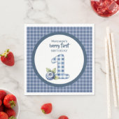 Serviette En Papier Child's Blueberry Berry First Birthday (En situation)