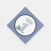 Serviette En Papier Child's Blueberry Berry First Birthday (Coin)