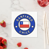 Serviette En Papier Chile de Santiago (En situation)
