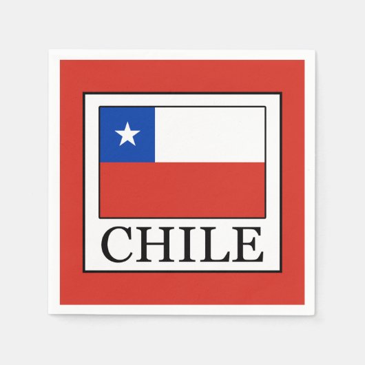 Serviette En Papier Chili (Devant)