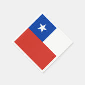 Serviette En Papier Chili drapeau Papier Napkin (Coin)