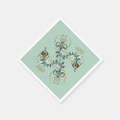 Serviette En Papier Chimera - Peacock Seahorse Papier Napkins (Coin)