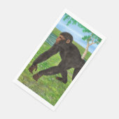 Serviette En Papier Chimpanzé (Coin)