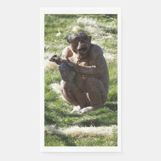 SERVIETTE EN PAPIER CHIMPANZEE