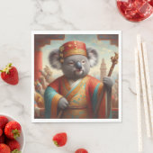 Serviette En Papier Chine ancienne de Koala (En situation)