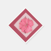 Serviette En Papier Chine Papier rose Napkin (Coin)