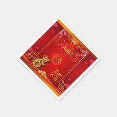 Serviette En Papier Chinois Rouge Rat de noeud annuel 2020 papier de p (Coin)