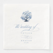 Serviette En Papier Chinoiserie Arbre en fleurs Motif ID1094 (Devant)