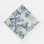 Serviette En Papier Chinoiserie Bird Haven Napkins (Coin)