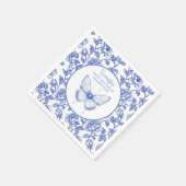 Serviette En Papier Chinoiserie Butterfly Birthday Plate (Coin)