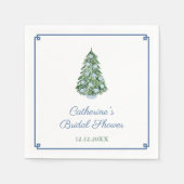 Serviette En Papier Chinoiserie classique Noël Arbre fête (Devant)