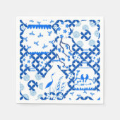 Serviette En Papier Chinoiserie Ginger Jar Jars Papier (Devant)