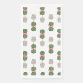 Serviette En Papier Chinoiserie Ginger Jar Jars Topiary (Devant)