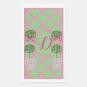 Serviette En Papier Chinoiserie Ginger Jar Jars Topiary Naples (Devant)