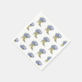 Serviette En Papier Chinoiserie moderne élégant Floral High Heel (Coin)