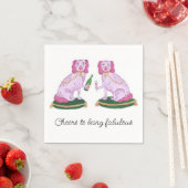 Serviette En Papier Chinsinoir serviettes (En situation)