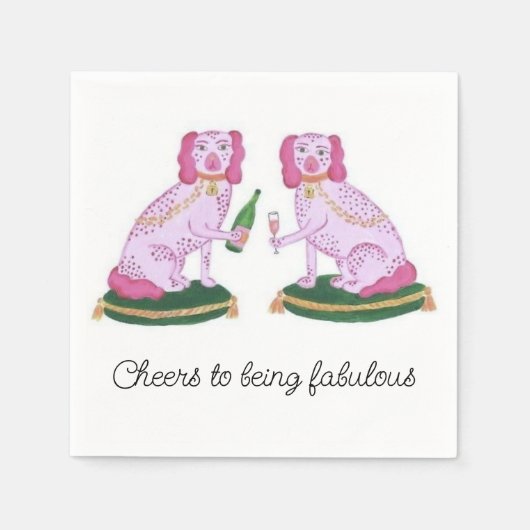 Serviette En Papier Chinsinoir serviettes (Devant)