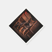 Serviette En Papier Chiot berger allemand (Coin)