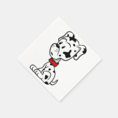 Serviette En Papier Chiot dalmate (Coin)