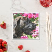 Serviette En Papier Chiot de Brindle Mastiff (En situation)