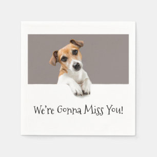 Serviette En Papier Chiot Jack Russell Chien Mignon Adorable Gentil