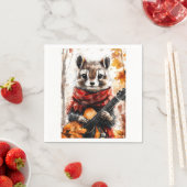 Serviette En Papier Chipmunk Guitare (En situation)