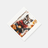 Serviette En Papier Chipmunk Guitare (Coin)