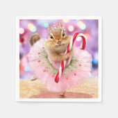 Serviette En Papier Chipmunk Plum Fairy (Devant)