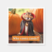 Serviette En Papier Chipmunk Vampire (Devant)