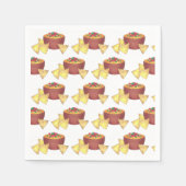 Serviette En Papier Chips Chili Con Queso Blanco Nachos Fromage Dip (Devant)