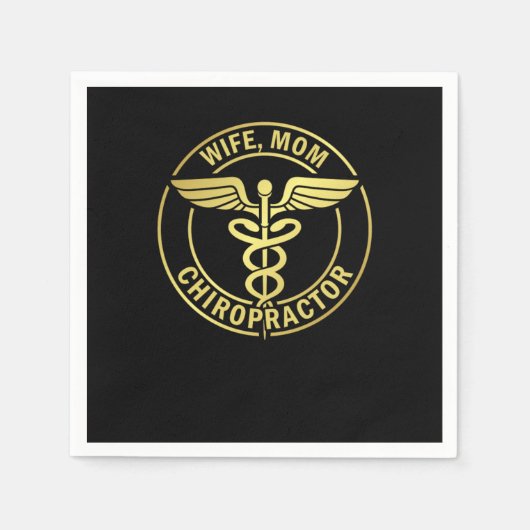 Serviette En Papier Chiropractic Spine Doctor Physical Traitement veni (Devant)