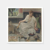 Serviette En Papier Chloe (par Edward Poynter) (Devant)