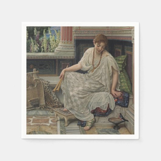 Serviette En Papier Chloe (par Edward Poynter) (Devant)