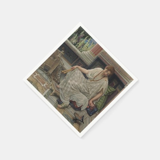 Serviette En Papier Chloe (par Edward Poynter) (Coin)