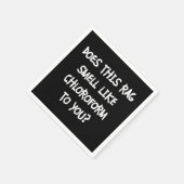 Serviette En Papier Chloroforme (Coin)