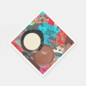 Serviette En Papier Chocolat (Coin)