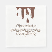 Serviette En Papier Chocolat amusant (Devant)