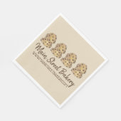 Serviette En Papier Chocolat Chip Cookie Dough Bakery Chef pâtisserie (Coin)