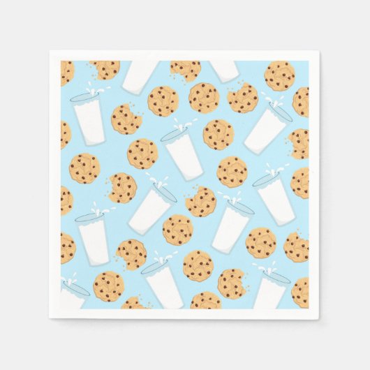 Serviette En Papier Chocolat Chip Cookie Enfants 1er Anniversaire Part (Devant)