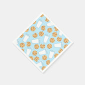 Serviette En Papier Chocolat Chip Cookie Enfants 1er Anniversaire Part (Coin)
