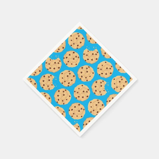 Serviette En Papier Chocolat Chip Cookie Enfants 1er Anniversaire Part (Coin)