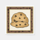 Serviette En Papier Chocolat Chip Cookie papier serviettes (Devant)