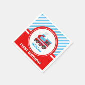 Serviette En Papier Choo Choo Train Décor fête d'anniversaire (Coin)